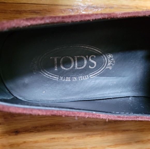 Tod's Loafers in Purple/Red Suede (Size 9) - Picture 9 of 9